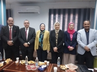 لقاء فريق المراجعة الخارجية من الهيئة القومية لضمان جودة التعليم والإعتماد